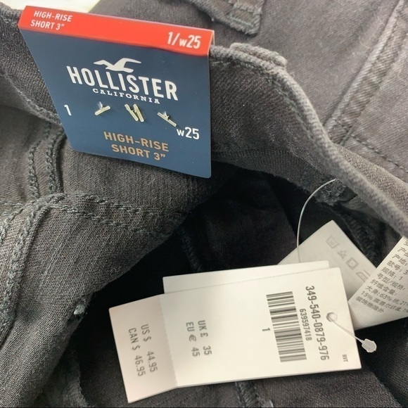 HOLLISTER High Rise Short Stretch 3” Distressed - Picture 6 of 8
